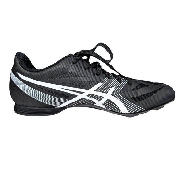 Asics Men's 11 Hyper MD 6 Black & White Track & Field Shoes Cleats G502J - Picture 3 of 10